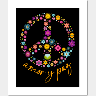 Amor y Paz - Peace and Love Posters and Art